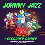 Johnny Jazz the Recorder Raider Recorder Method - Interactive Visuals USB Drive cover